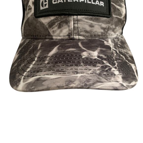 CAT Caterpillar Adjustable Snapback Equipment Foam Mesh Trucker Hat Cap - Picture 7 of 11